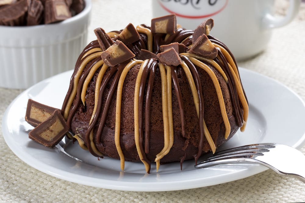 Mini Peanut Butter Bundt Cake