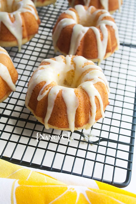 Mini Orange Bundt Cake