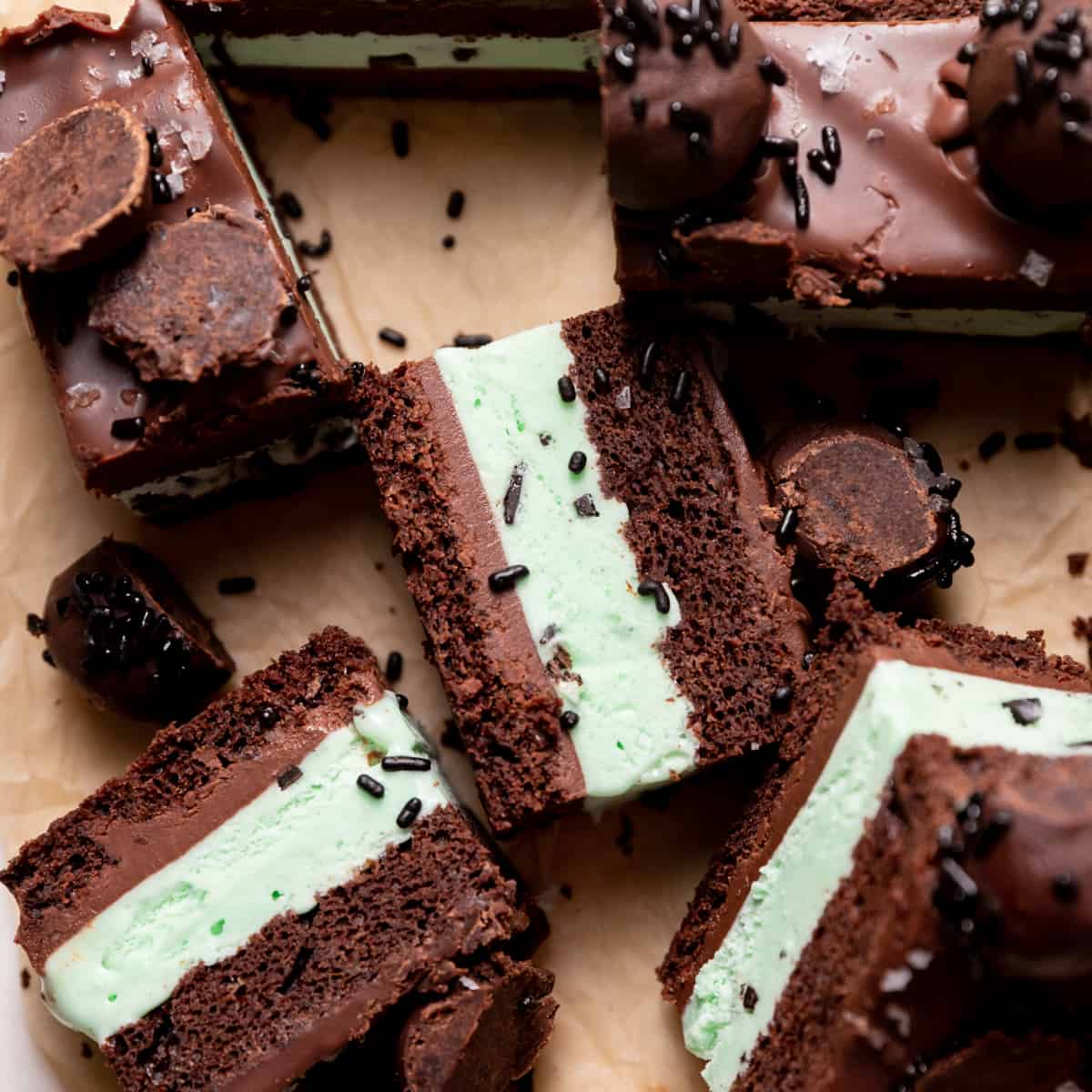 Icebox Cake Mint Chocolate Chip