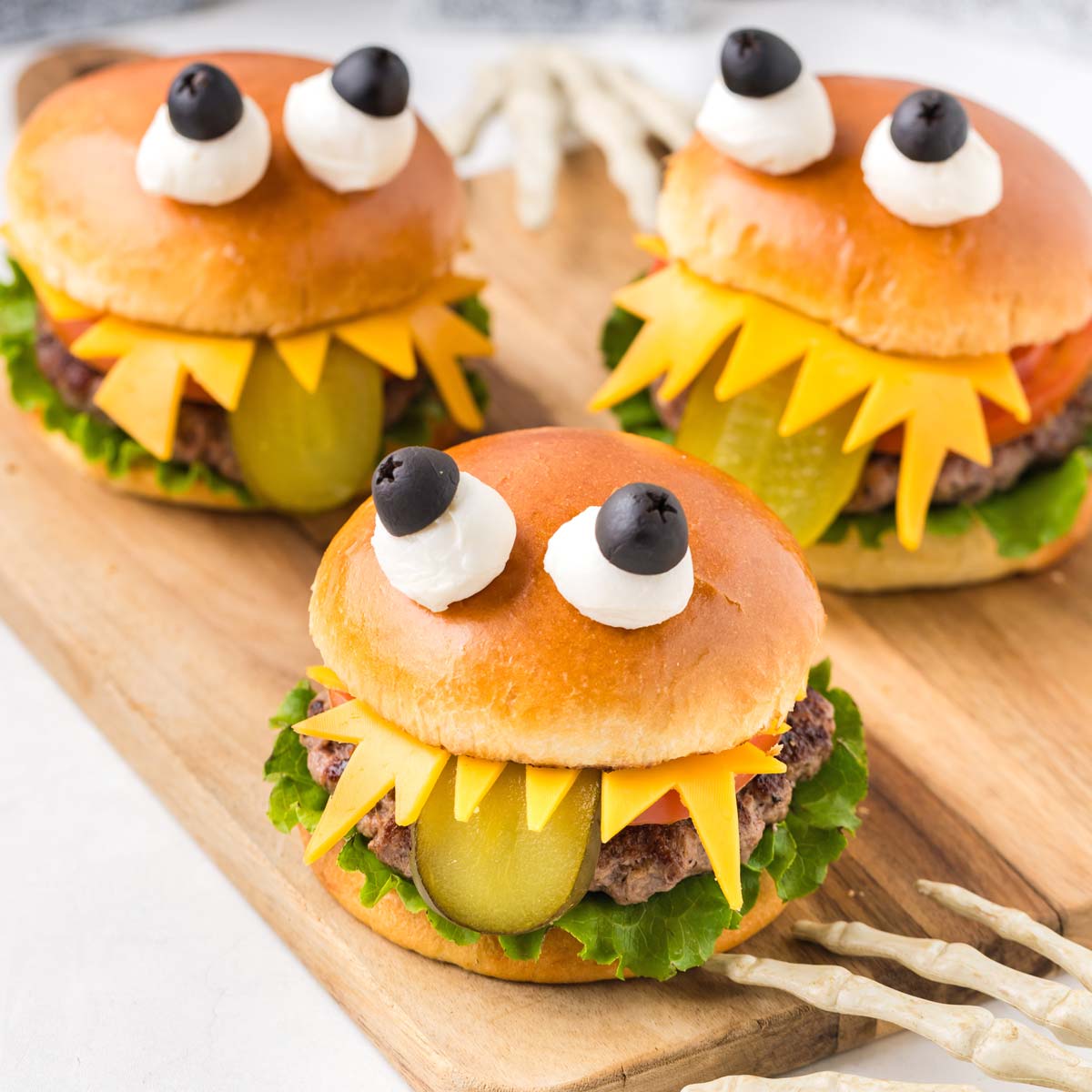 Monster Face Burger Recipe