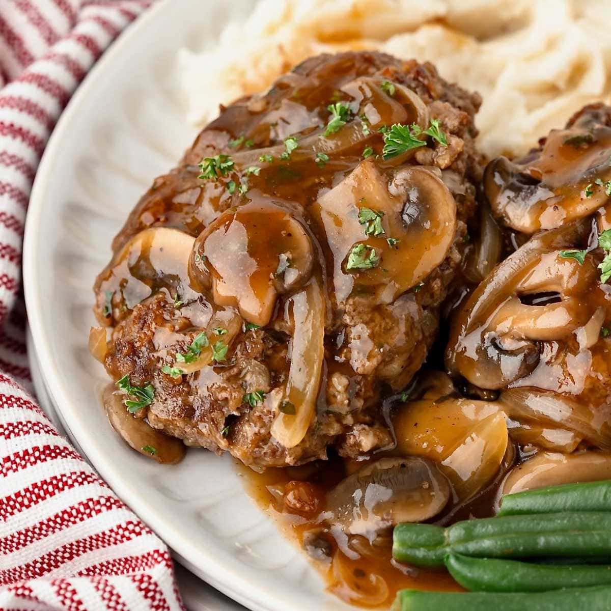 Old-Fashioned Salisbury Steak Recipe