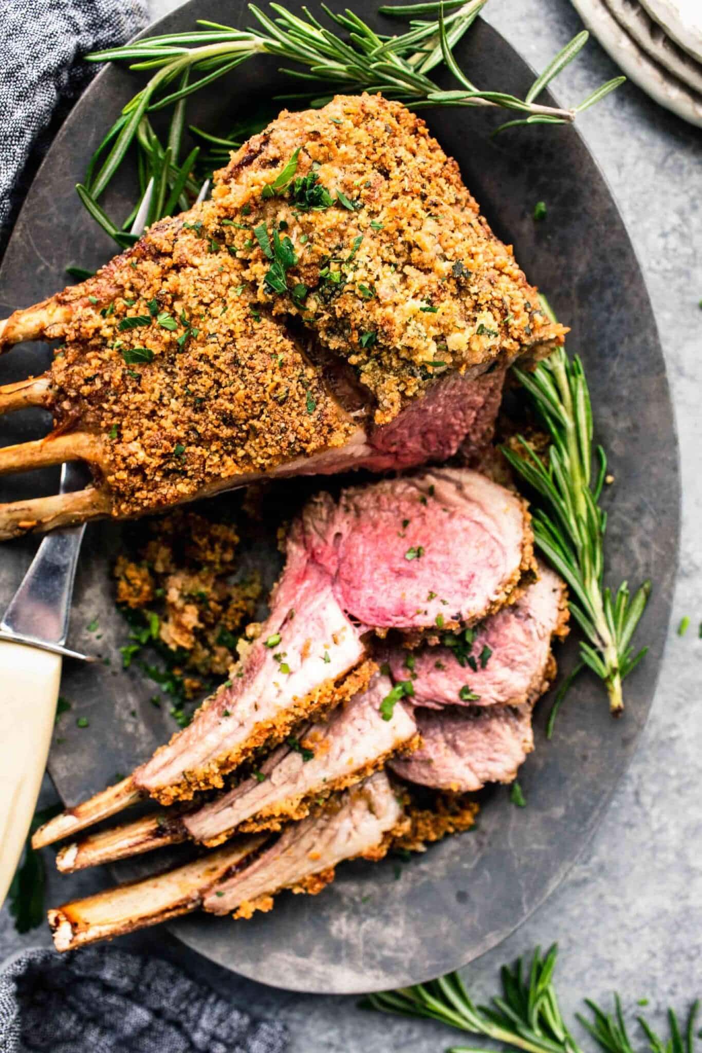 3. Herb-Crusted Rack of Lamb Recipe