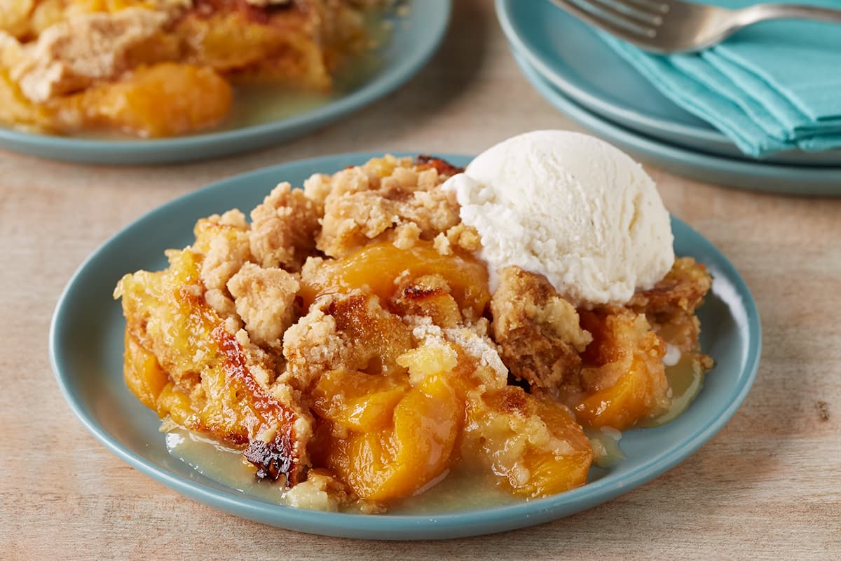 Peach Cobbler Dump Cake
