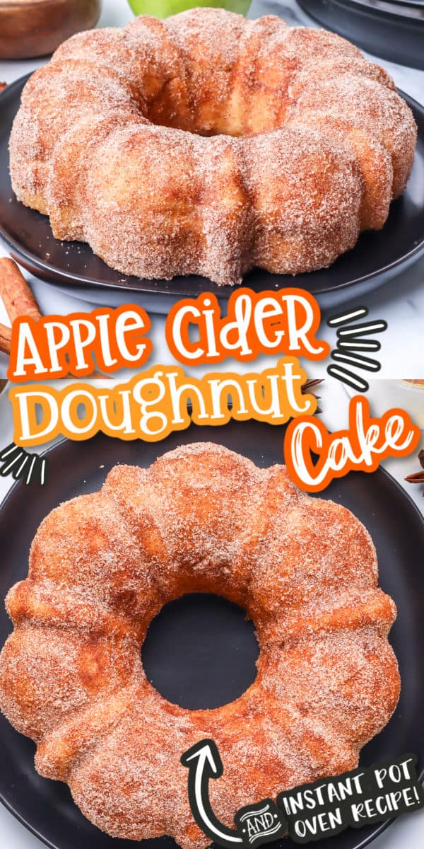 Apple Cider Donut Poke Cake