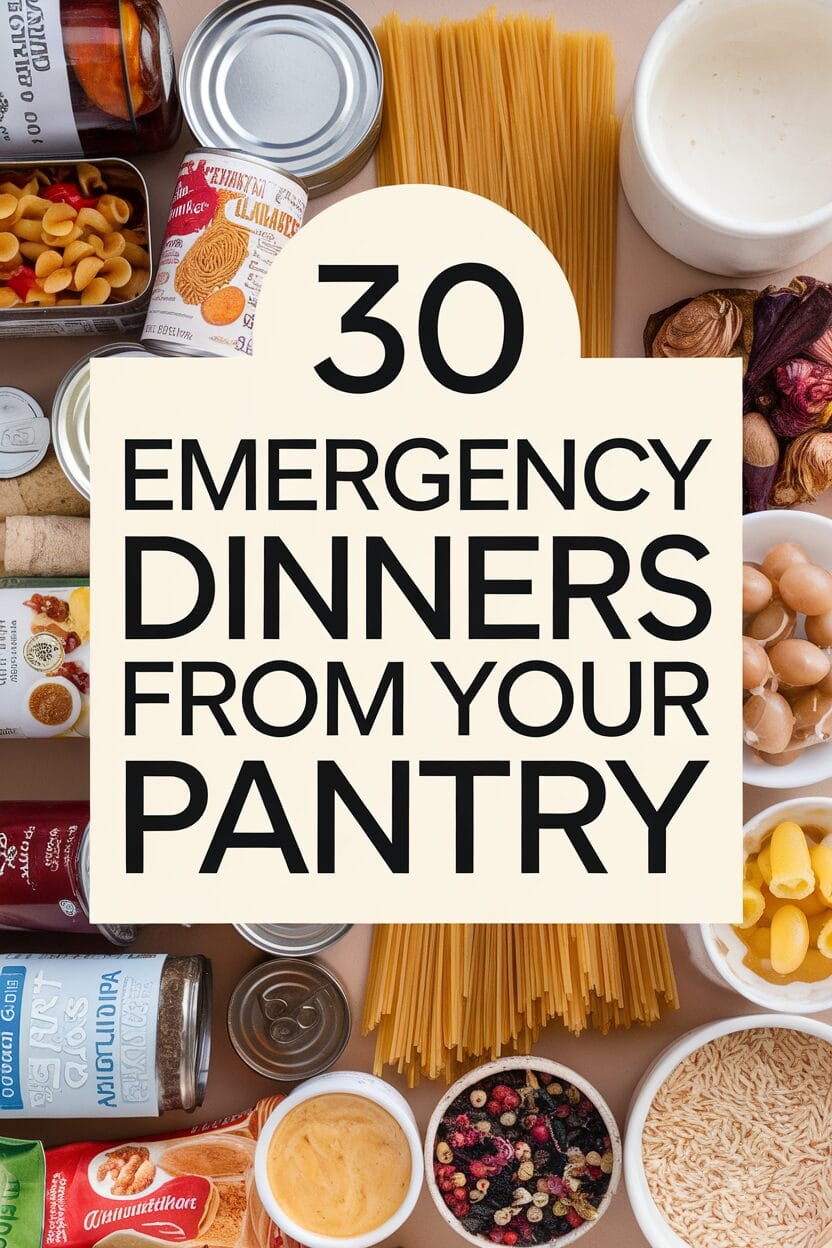 30 Emergency Dinners from Your Pantry