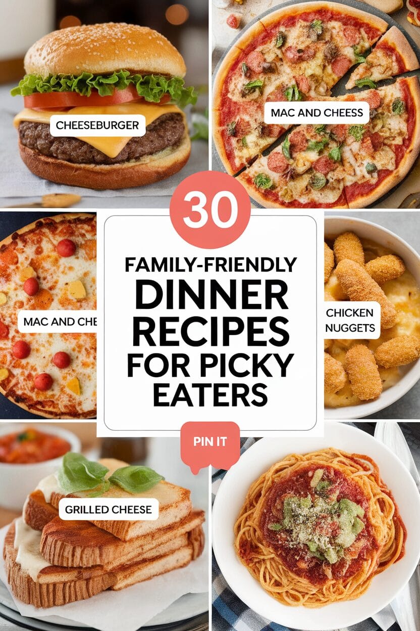 30 Family-Friendly Dinner Recipes for Picky Eaters