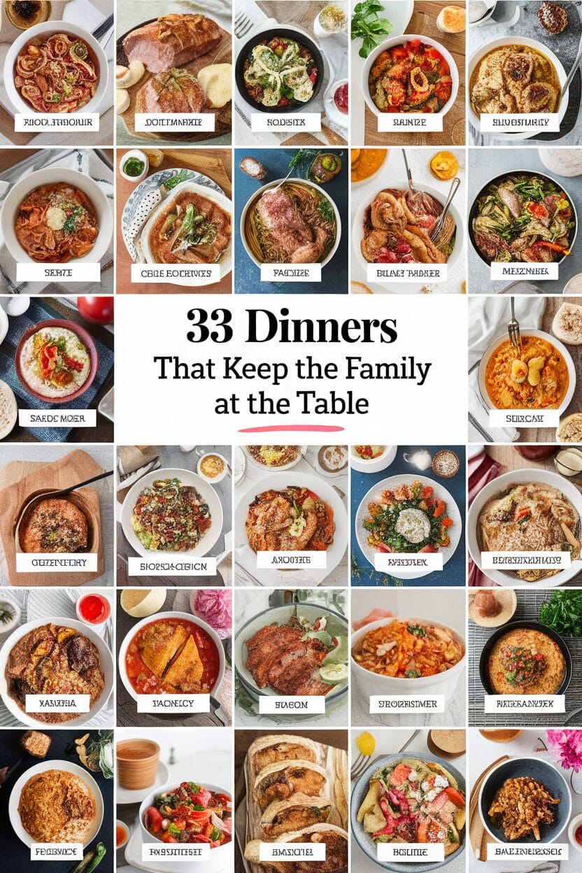 33 Dinners That Keep the Family at the Table
