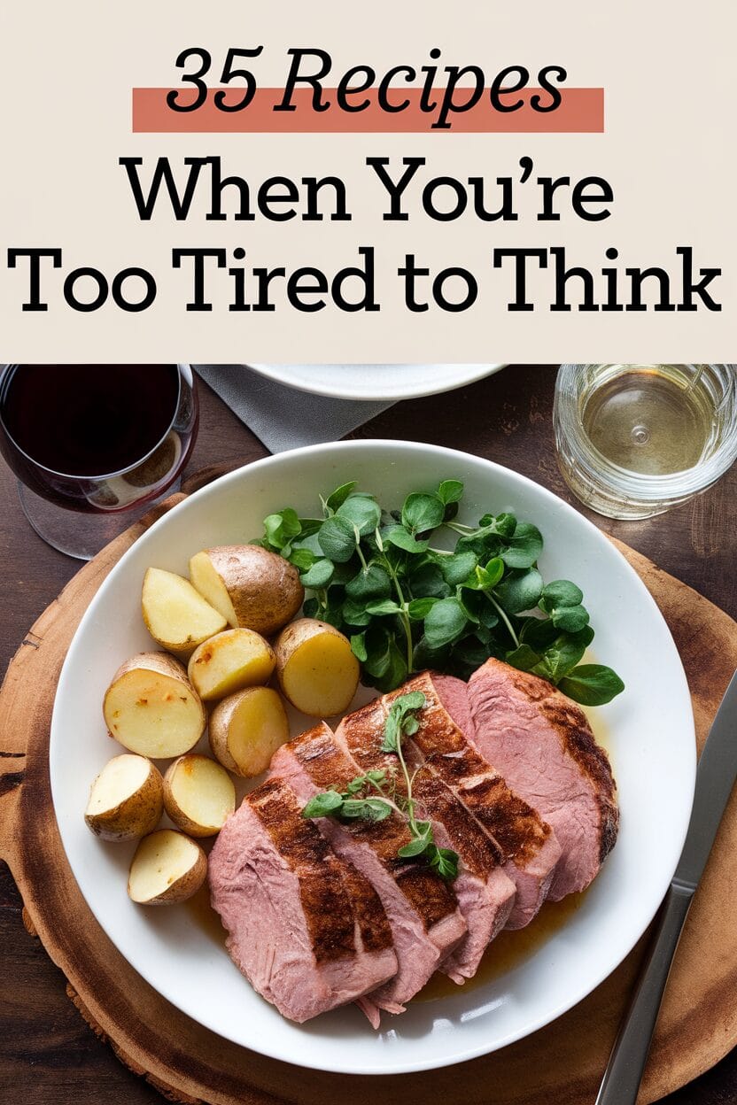 35 Recipes When You're Too Tired to Think