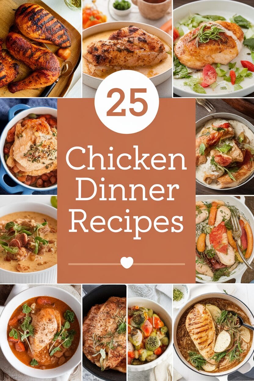 25 chicken dinner recipes