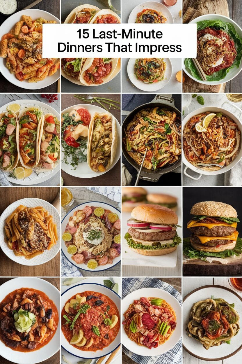 15 Last-Minute Dinners That Impress