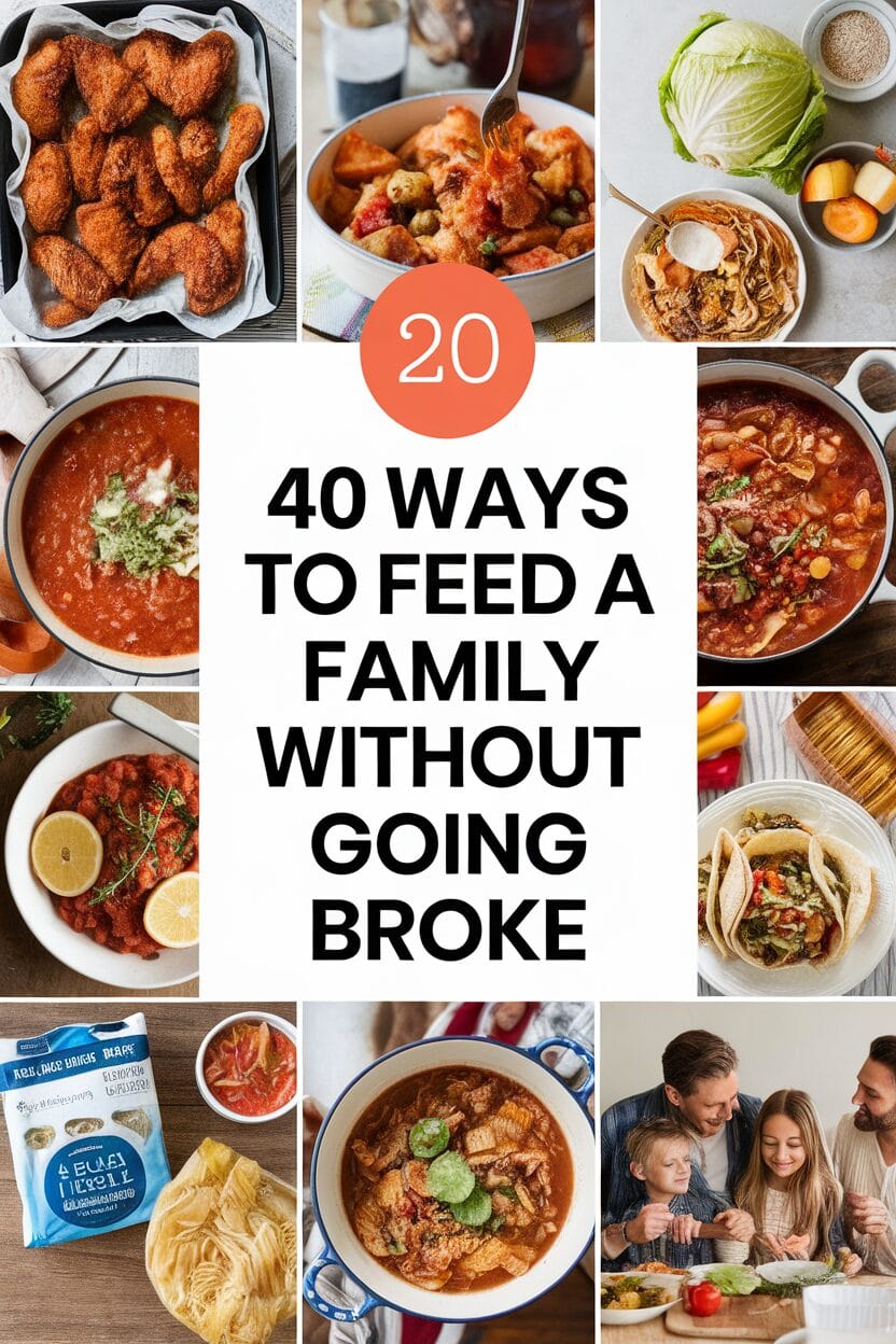 40 Ways to Feed a Family Without Going Broke