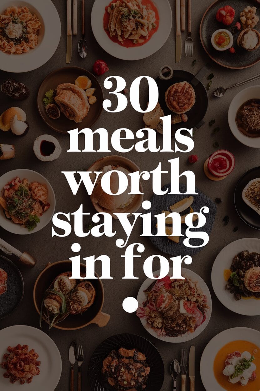 30 Meals Worth Staying In For