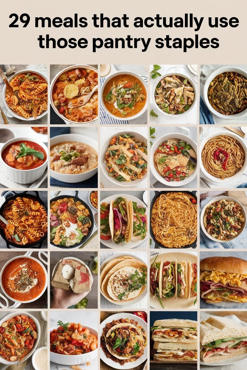 29 Meals That Actually Use Those Pantry Staples