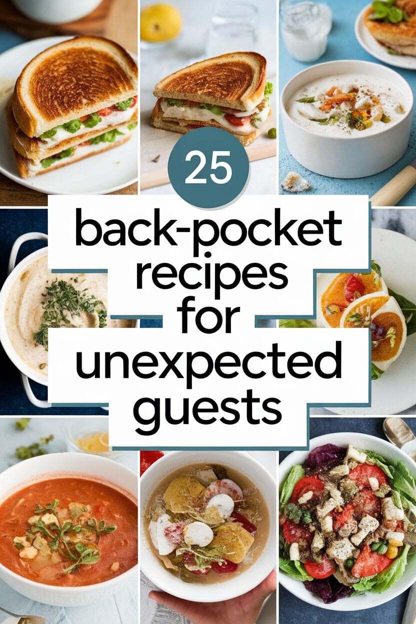25 Back-Pocket Recipes for Unexpected Guests