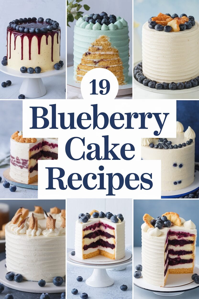 19 blueberry cake recipes