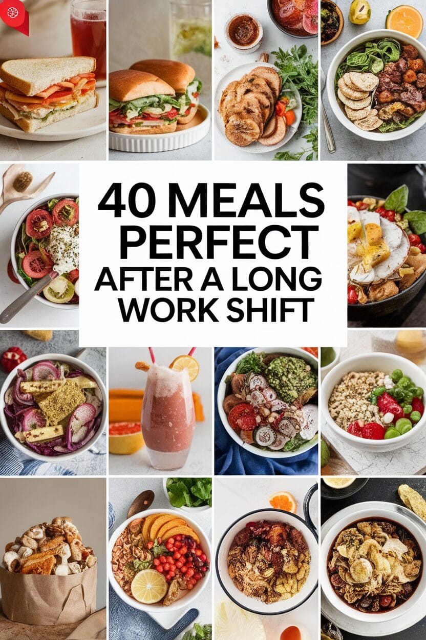 40 Meals Perfect After a Long Work Shift