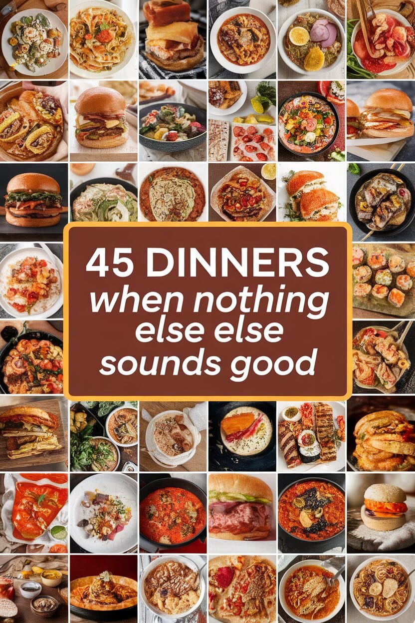 45 Dinners When Nothing Else Sounds Good