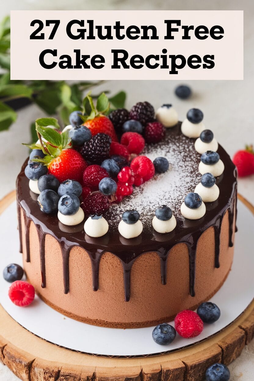 27 gluten free cake recipes