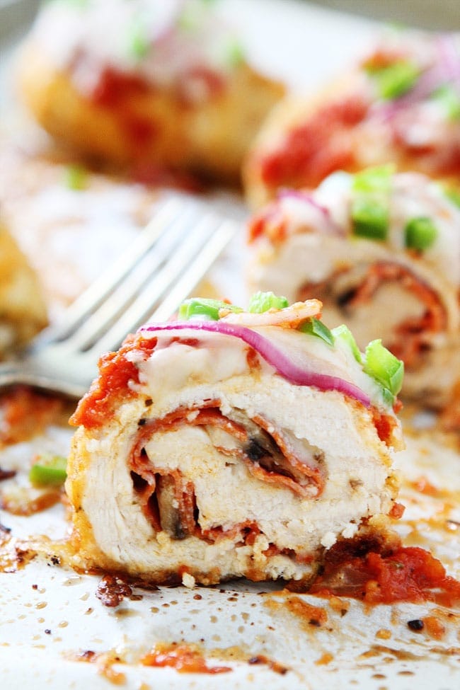 Pizza Chicken Roll Ups