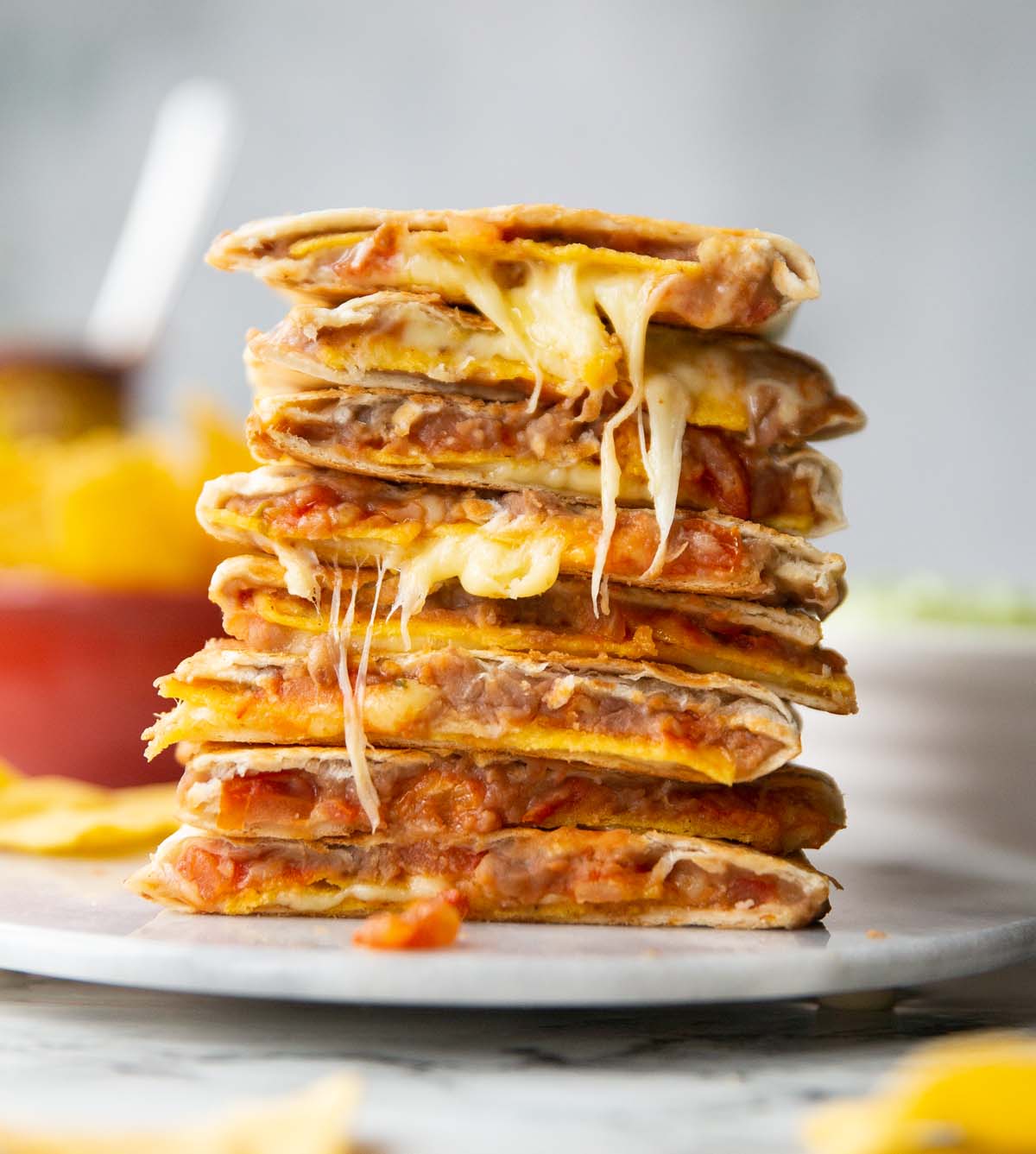 Simple Bean and Cheese Quesadillas Recipe