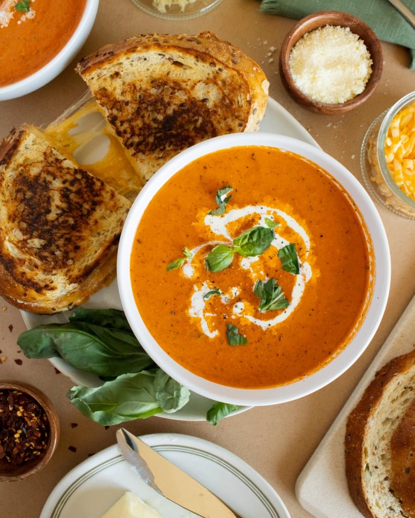 Tomato Soup and Grilled Cheese