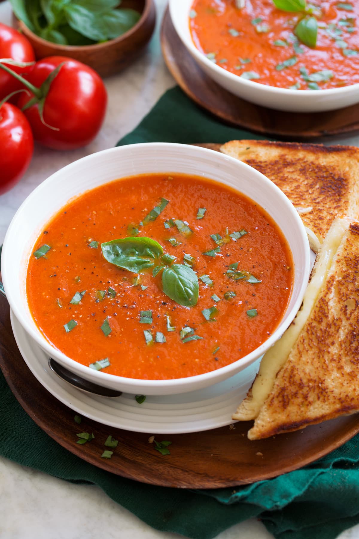 Roasted Tomato Basil Soup