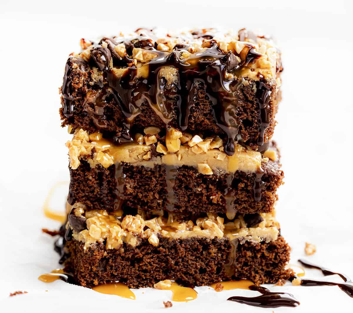 Salted Caramel Sheet Cake