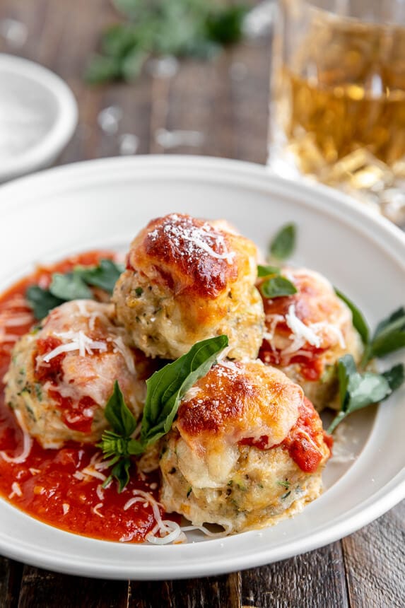 Chicken Parmesan Meatballs
