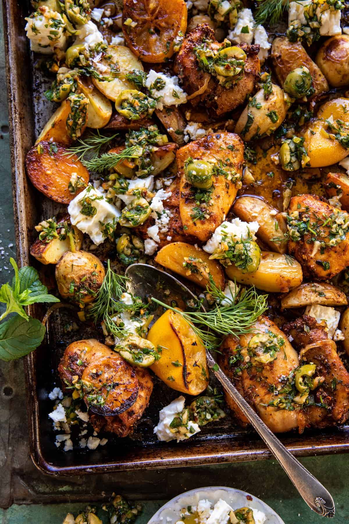 Sheet Pan Chicken and Potatoes Recipe