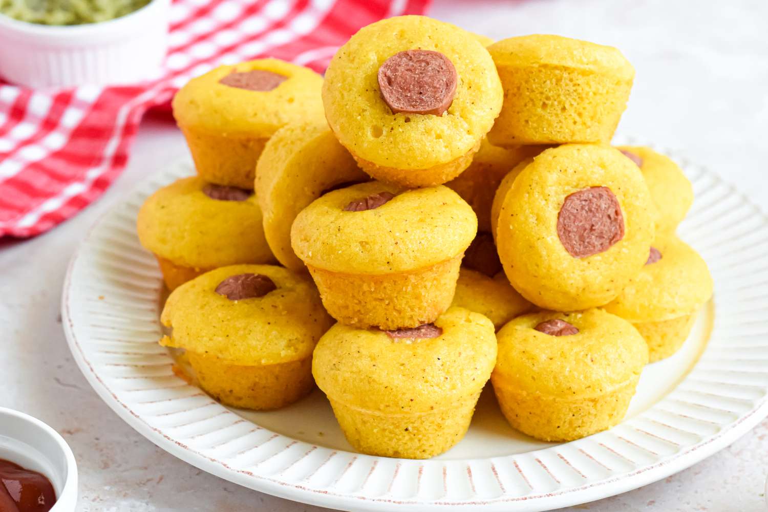 Mini Corn Dog Muffins