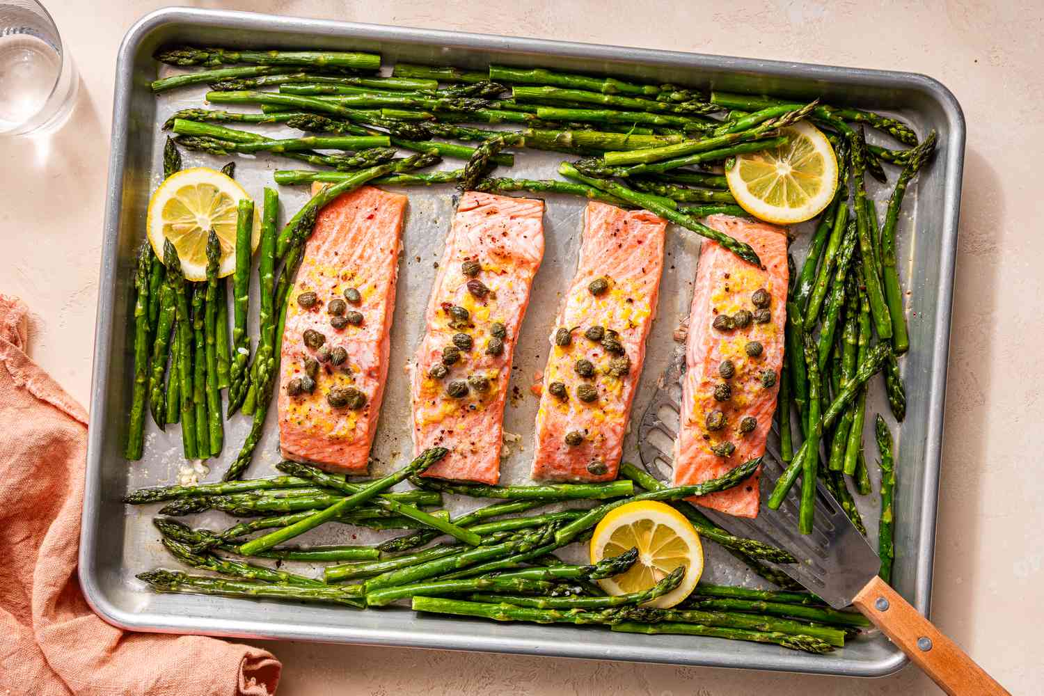 One-Pan Salmon with Asparagus