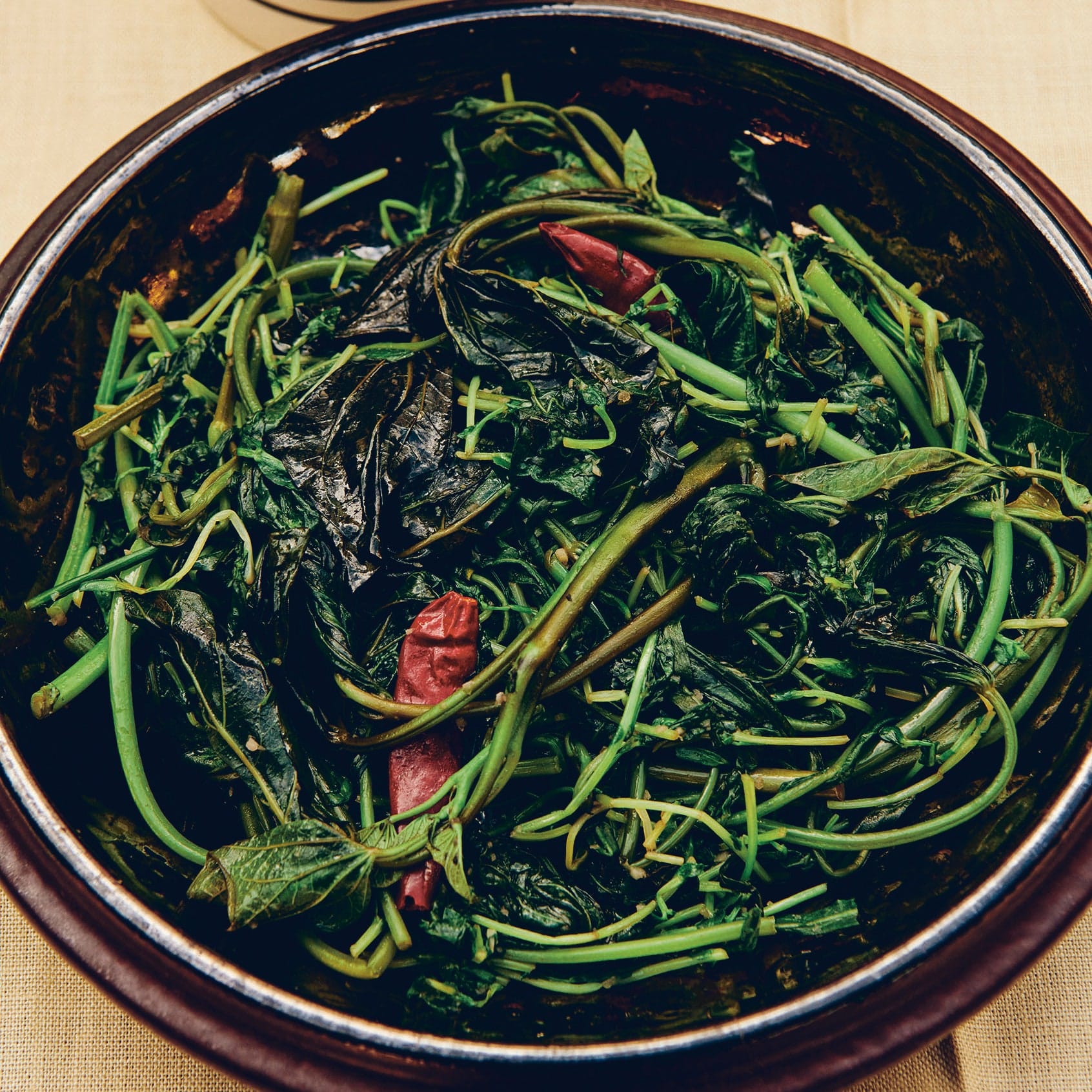 Dark Leafy Green Stir-Fry