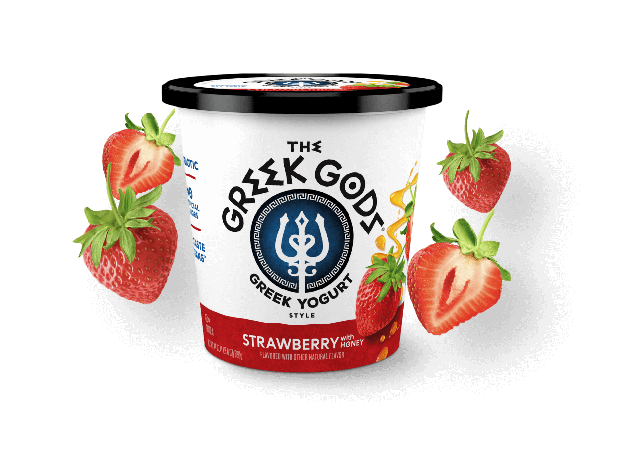 Greek Gods Yogurt Strawberry with Honey
