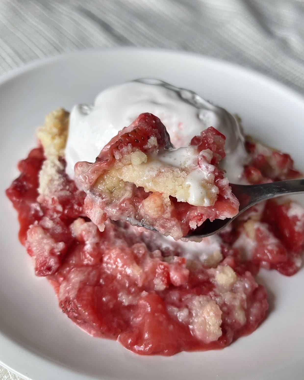 Strawberry Shortcake Dump Cake