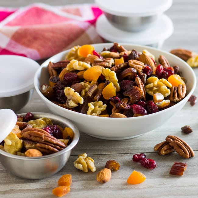 Mixed Nuts and Dried Fruit Bowl Recipe