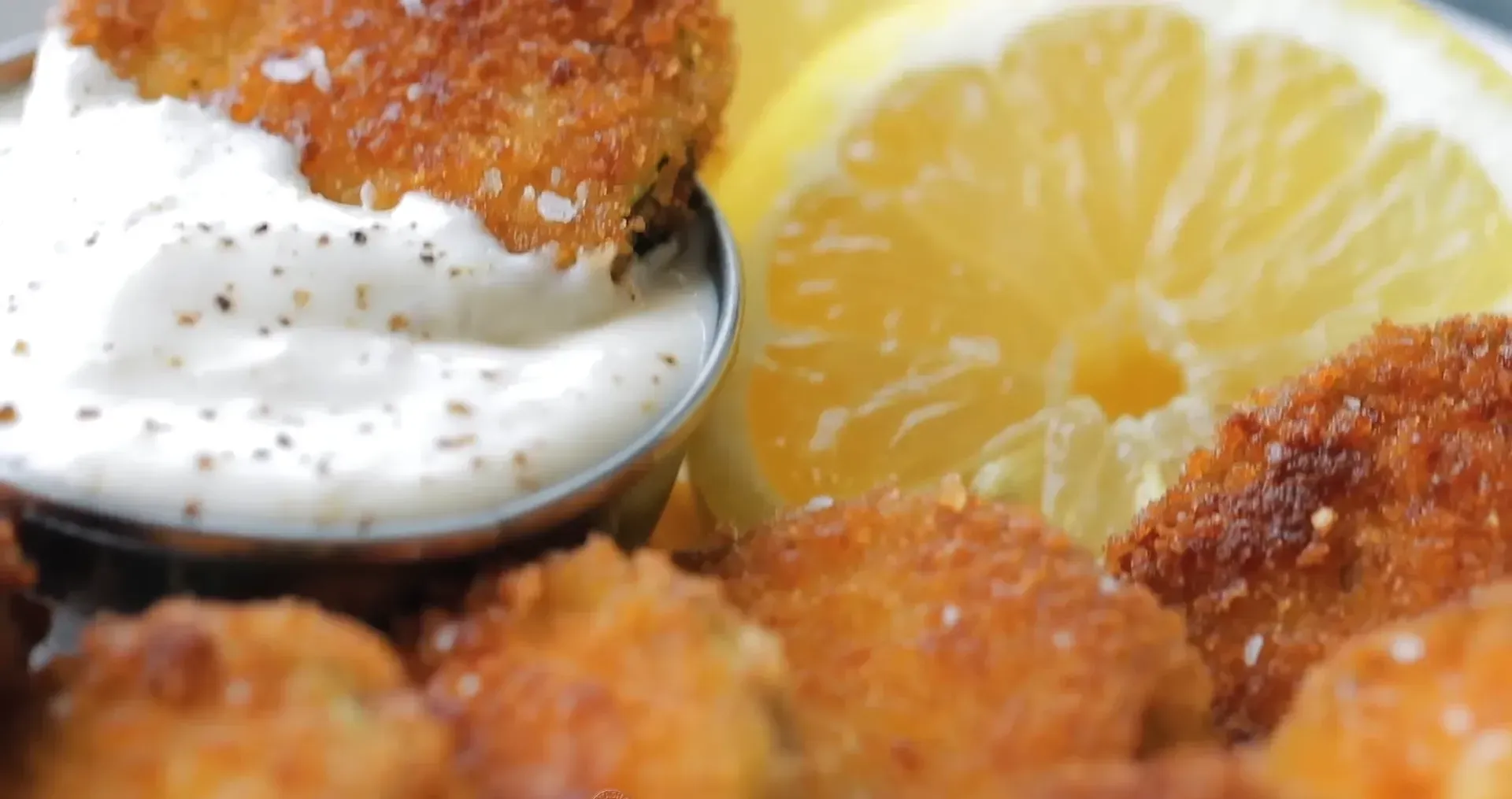 Taste testing the zucchini chips.