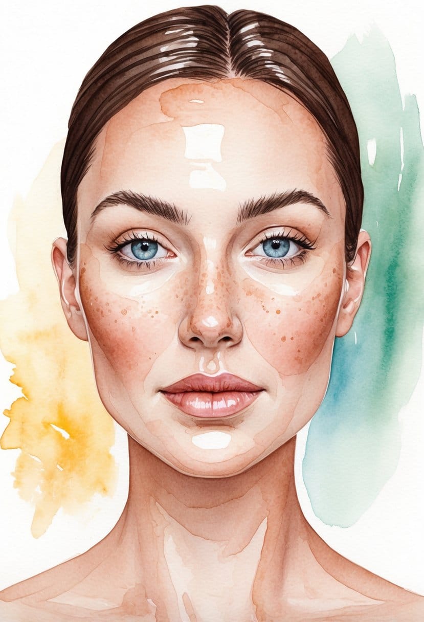 A clear complexion with reduced shine, smoother texture, and balanced hydration after eliminating dairy for a month