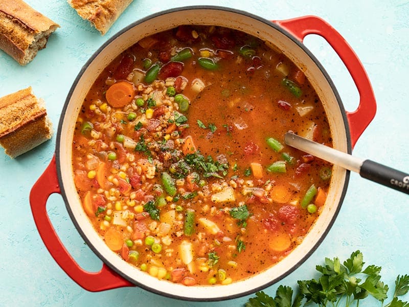 Barley Vegetable Soup Recipe