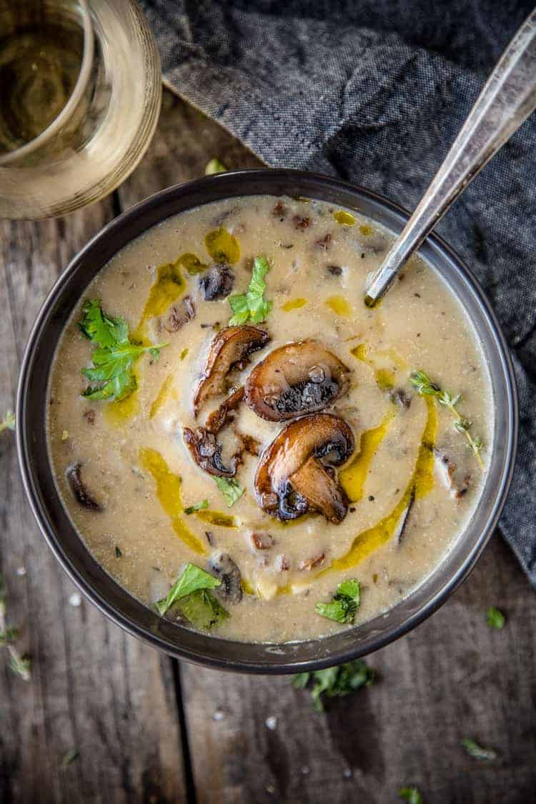 Foraged Mushroom Soup Recipe