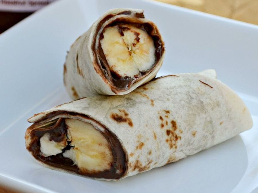 Nutella and Banana Wrap