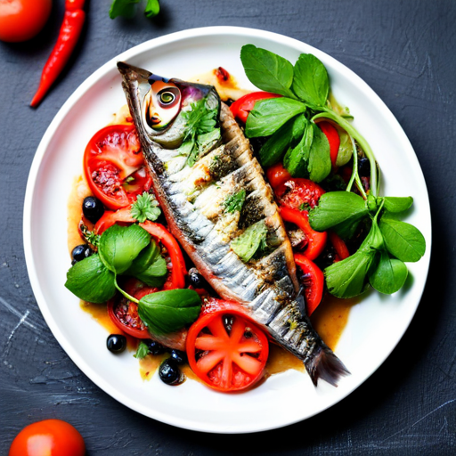 Grilled Mackerel with Herbs Recipe