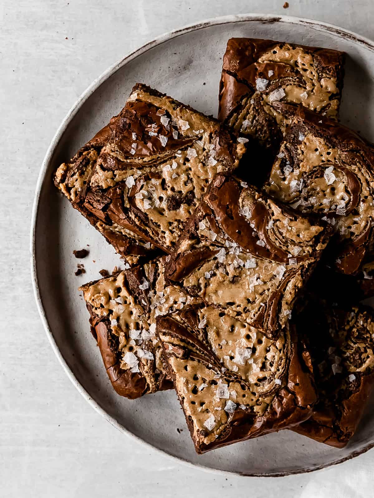 Salted Tahini Brownies Recipe