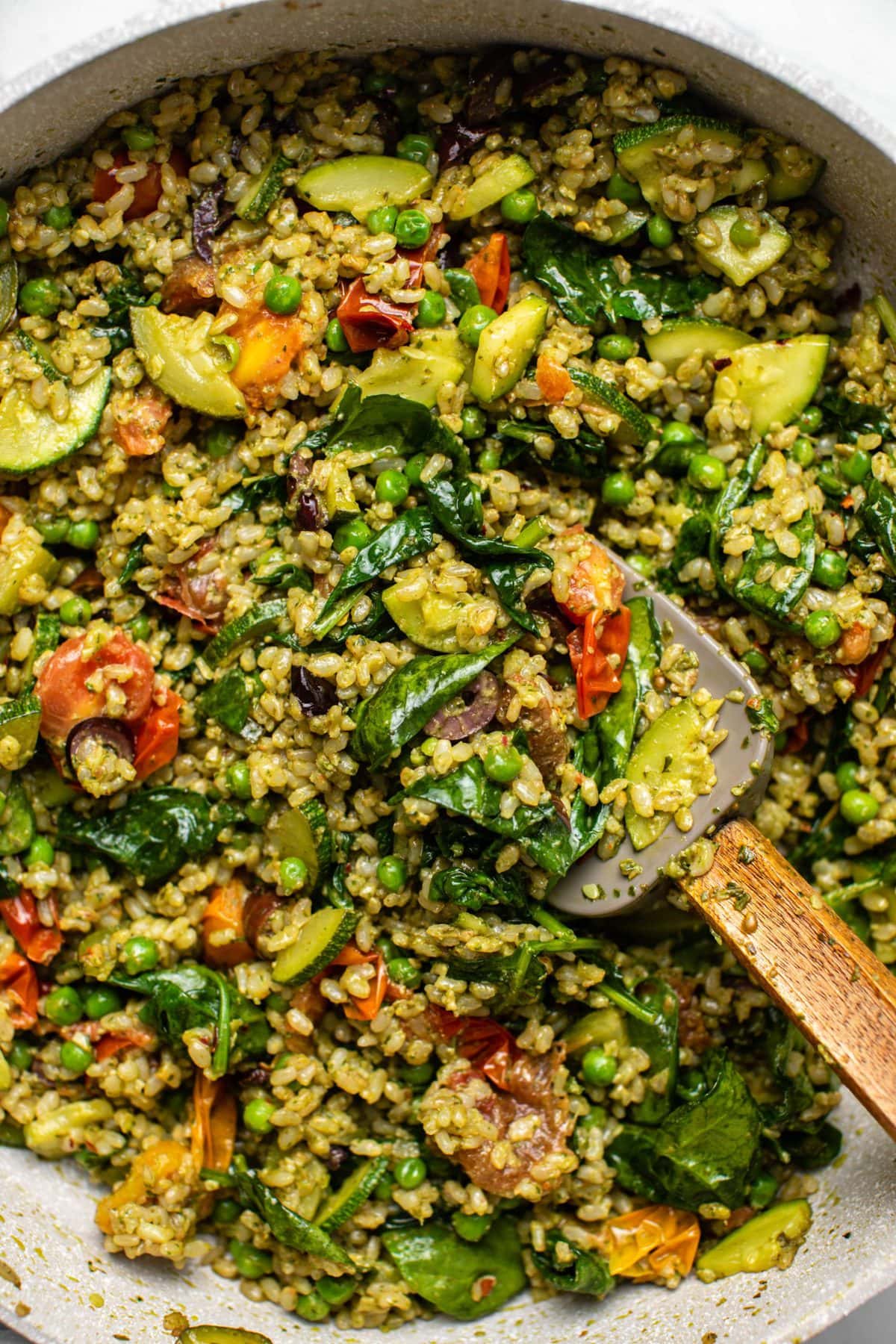 Pesto Fried Rice Recipe