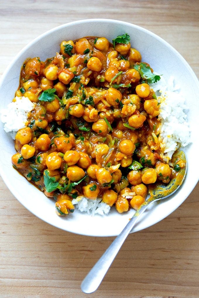 Curried Chickpeas Recipe
