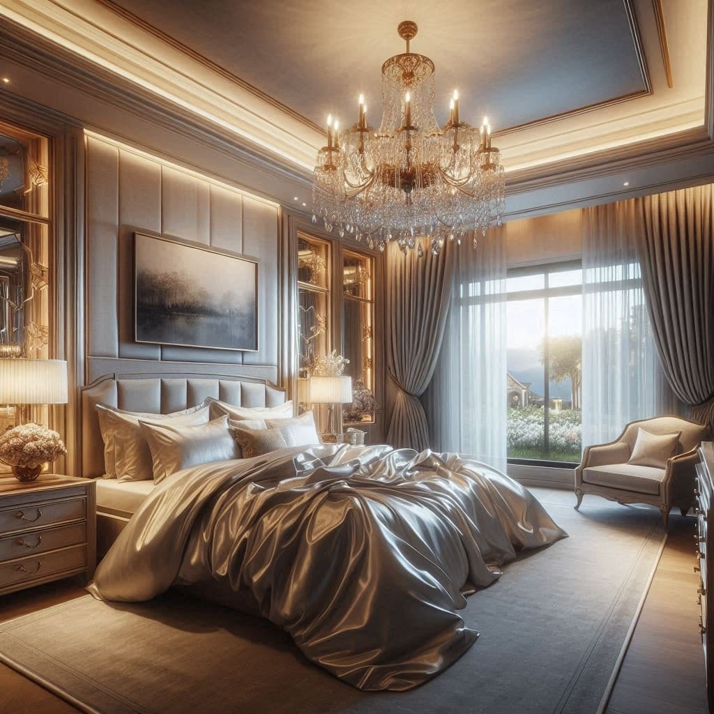 Use mood lighting in your master bedroom