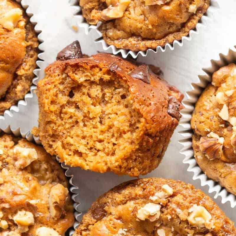 2-Ingredient Pumpkin Muffins Recipe