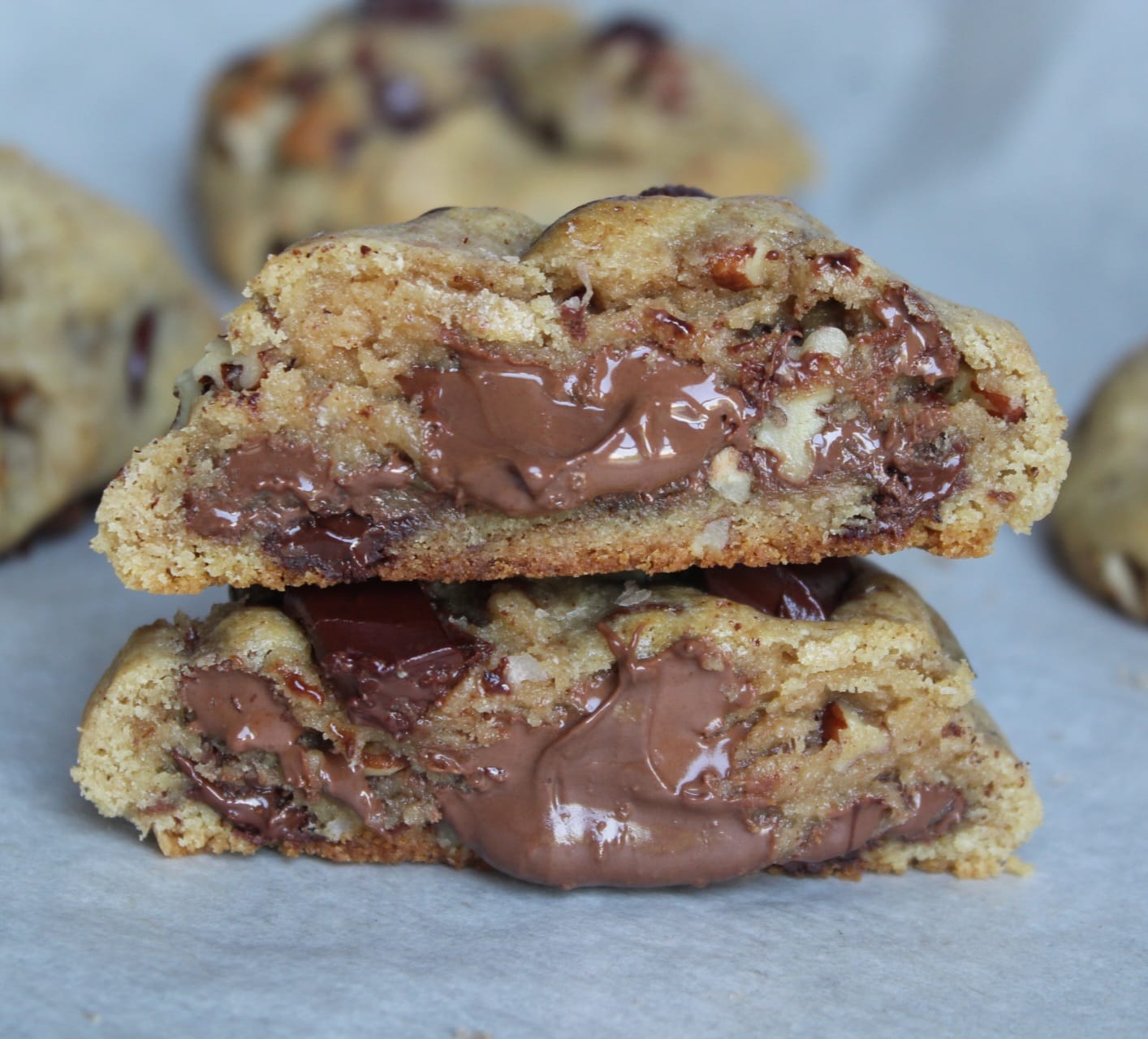 Nutella-Stuffed Brown Butter Chocolate Chip Cookies Recipe