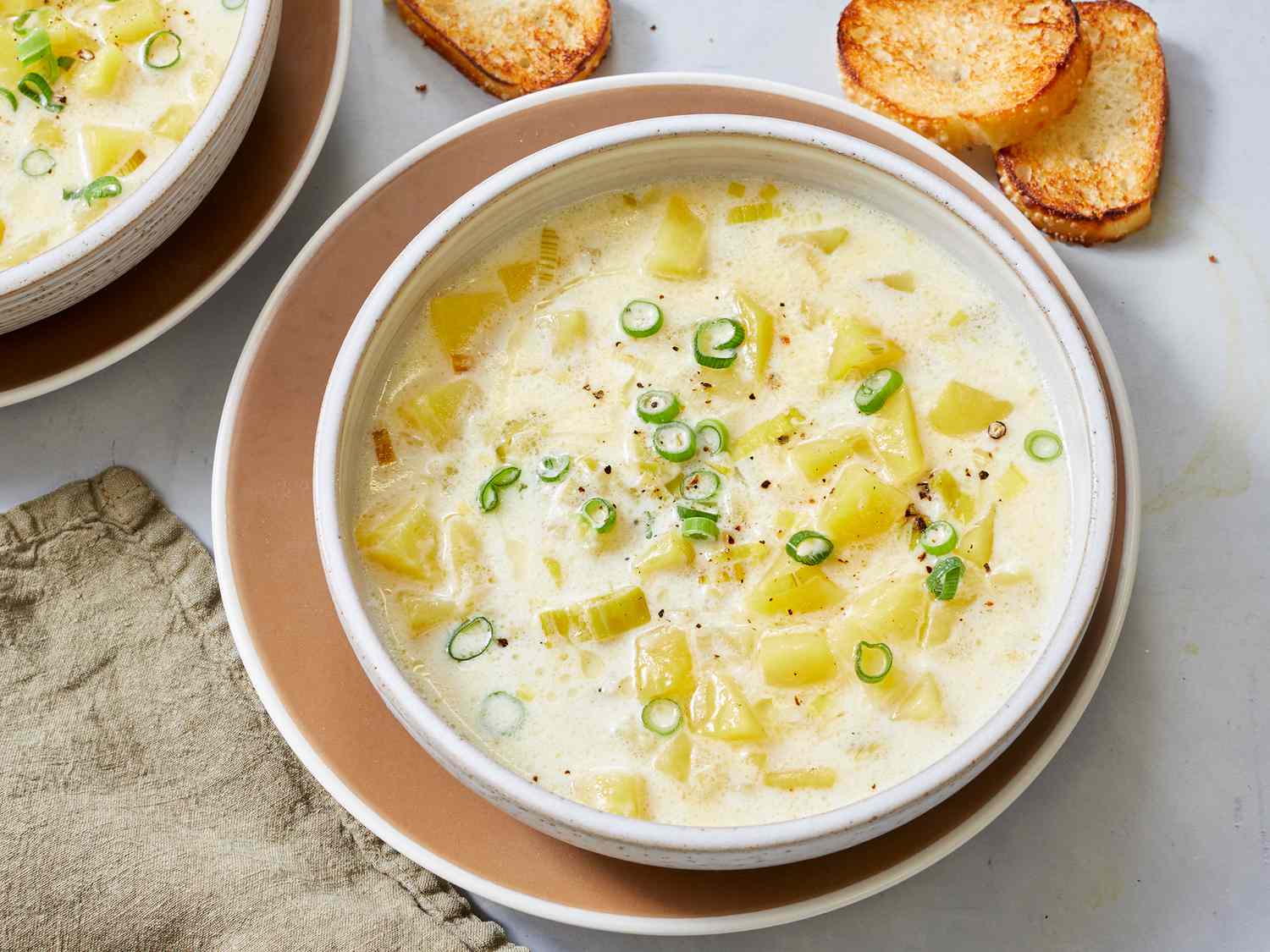 Creamy Potato Leek Soup Recipe