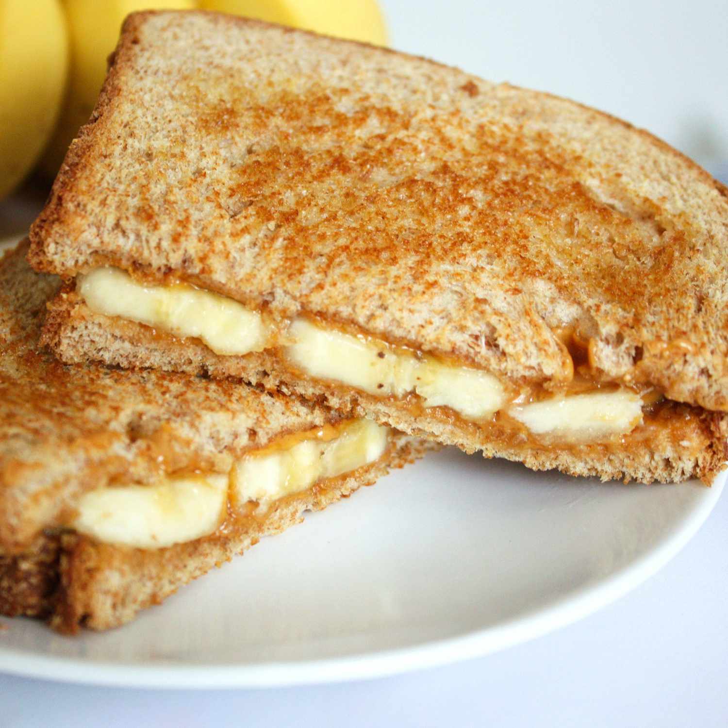 Peanut Butter and Banana Sandwiches