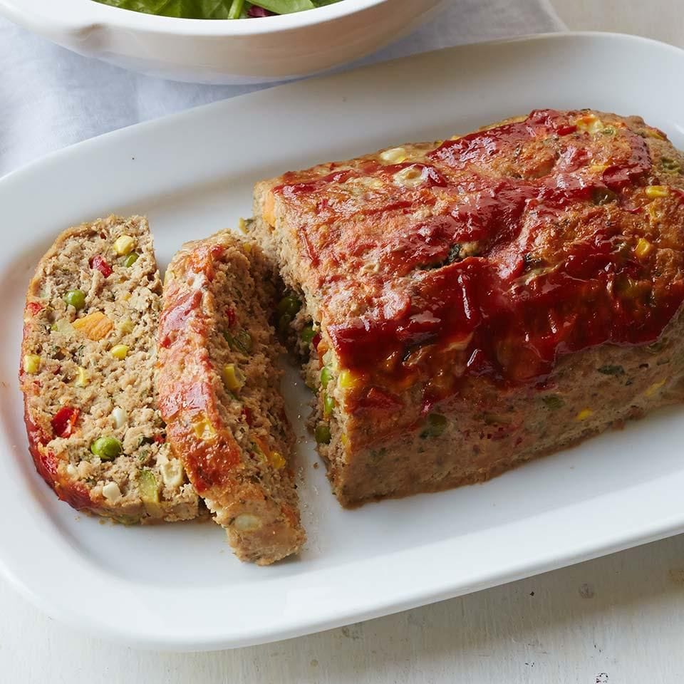 Veggie-Loaded Turkey Meatloaf Recipe